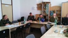 Predstavitelia ODC v priestoroch Nrodnho centra vojenskej dopravy